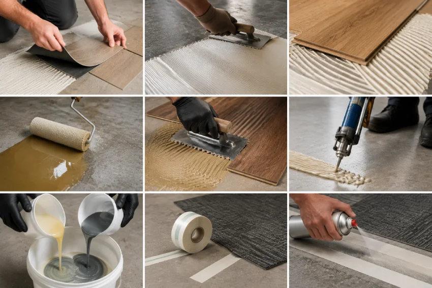 Flooring Adhesive Types, and What Each is Genuinely For