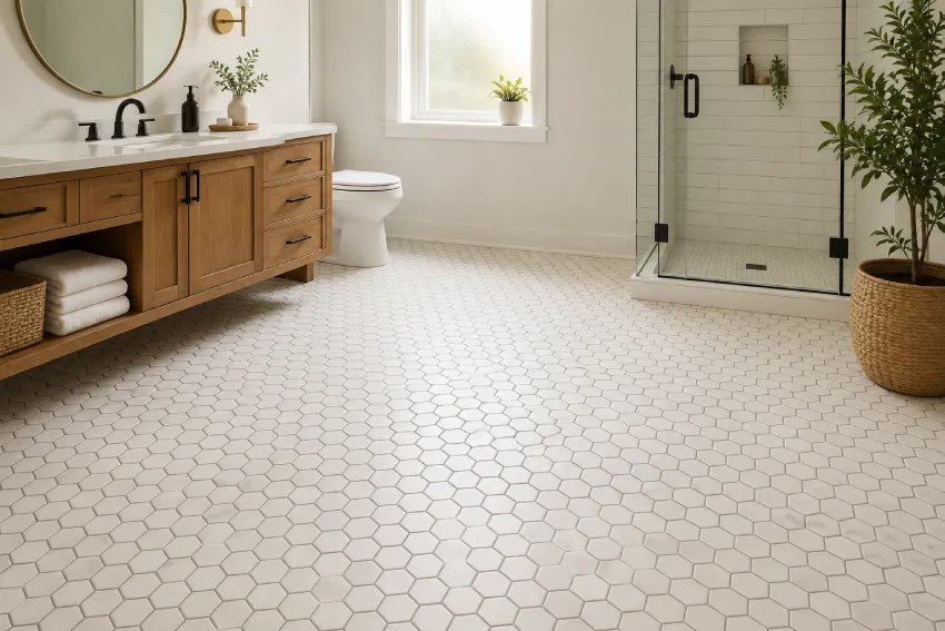 Hexagon tile pattern