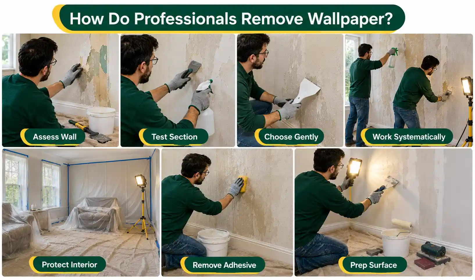 How Do Professionals Remove Wallpaper