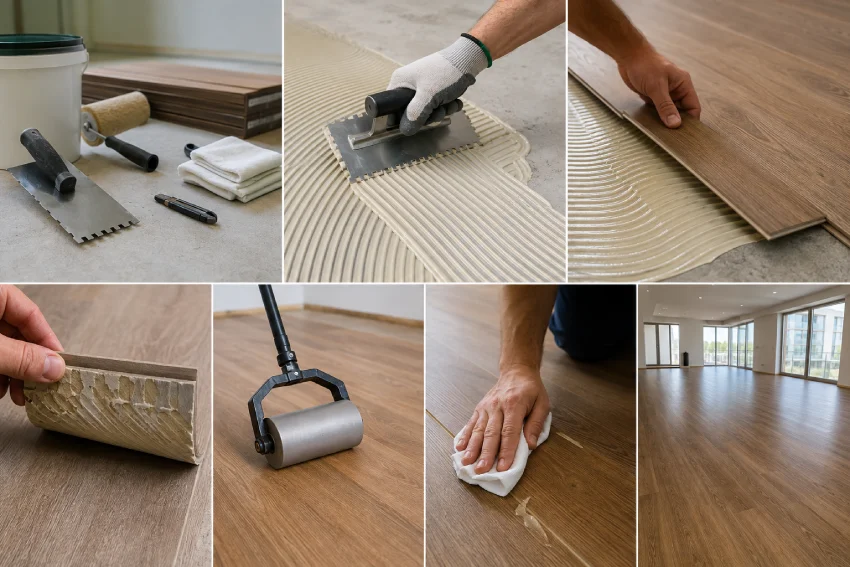 How to Apply Flooring Adhesive Correctly