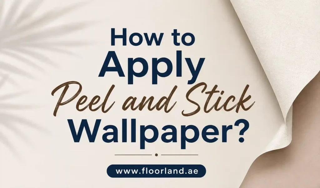 How to Apply Peel and Stick Wallpaper
