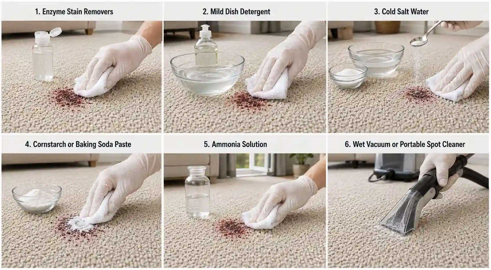 How to Get Blood Out of Carpet Without Peroxide
