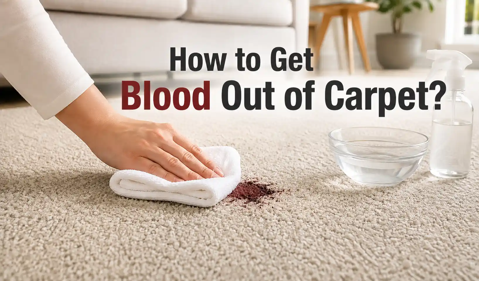How to Get Blood Out of Carpet
