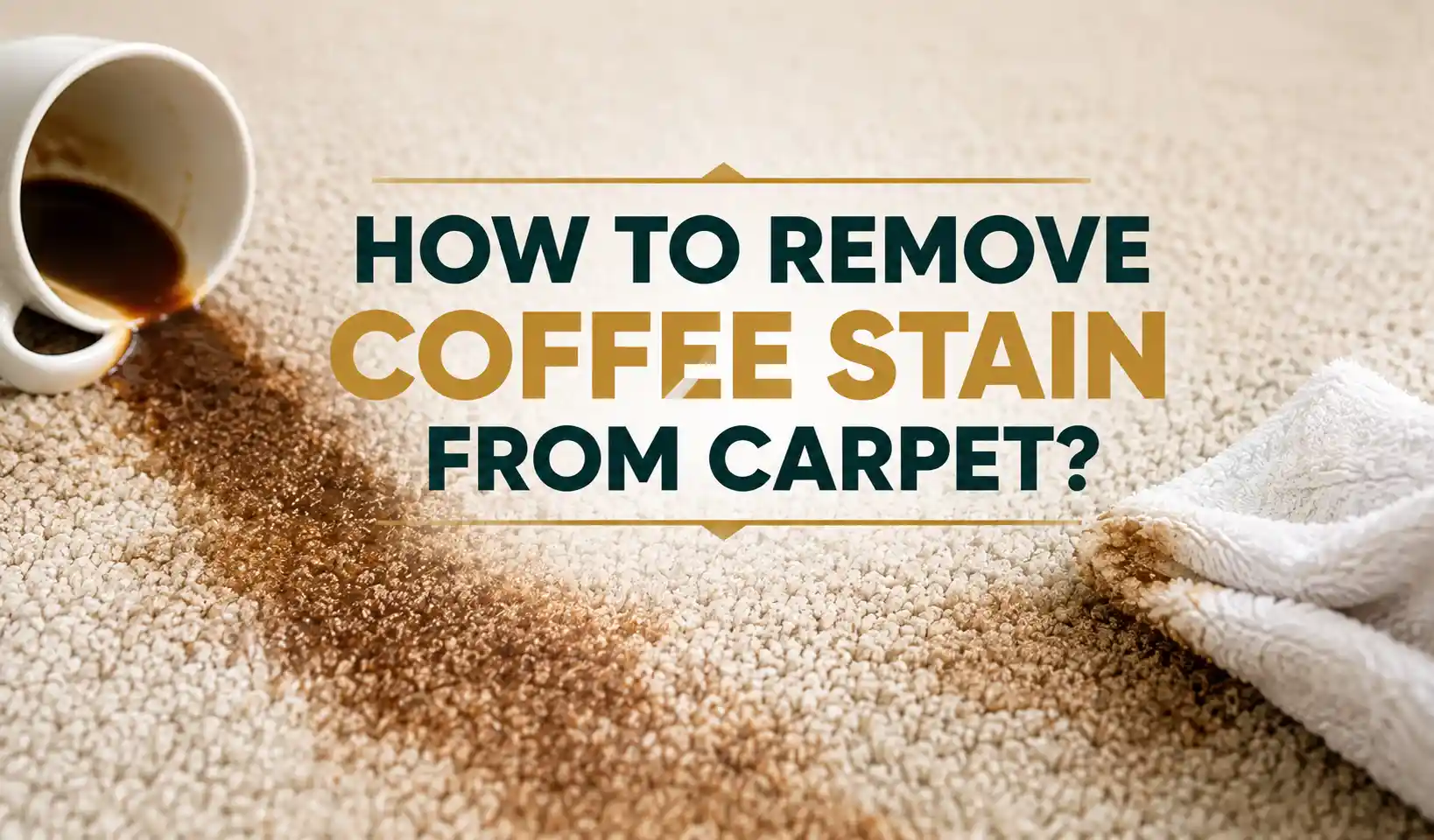 How to Remove Coffee Stain From Carpet - Floor Land