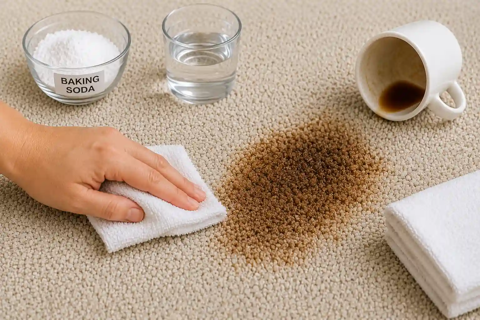 How to Remove Coffee Stain From Carpet Without Vinegar