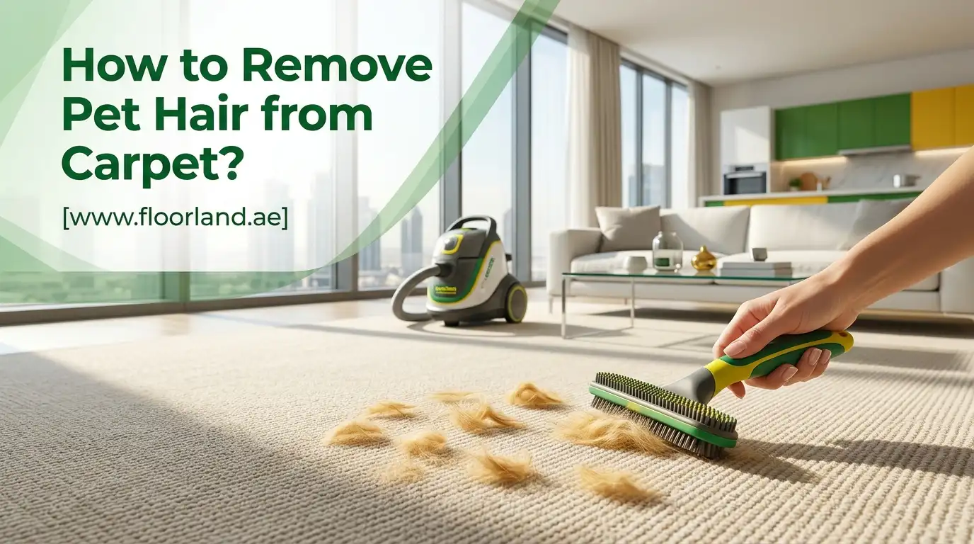 How to Remove Pet Hair from Carpet