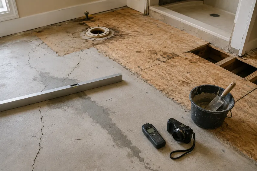 Inspect and Prepare the Subfloor