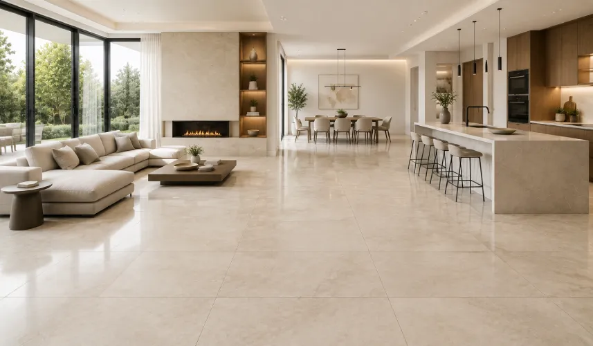 Large Format Tile Layout