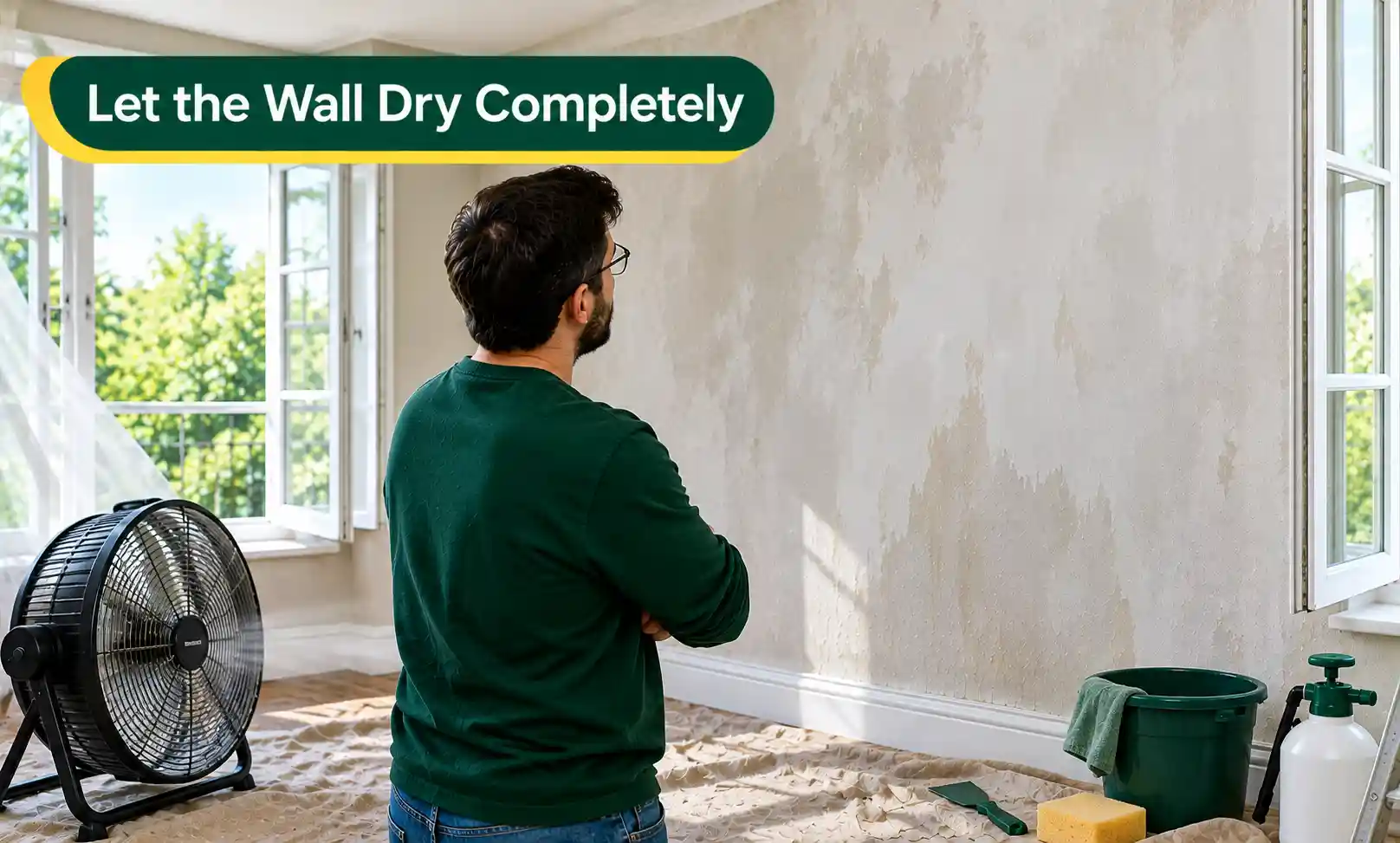 Let the Wall Dry Completely