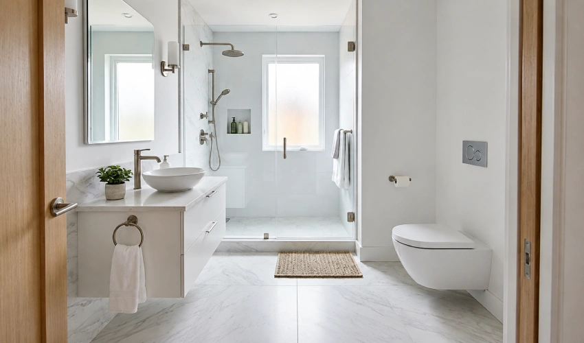 Light Marble-Look (Calacatta and Carrara) - Floor Land