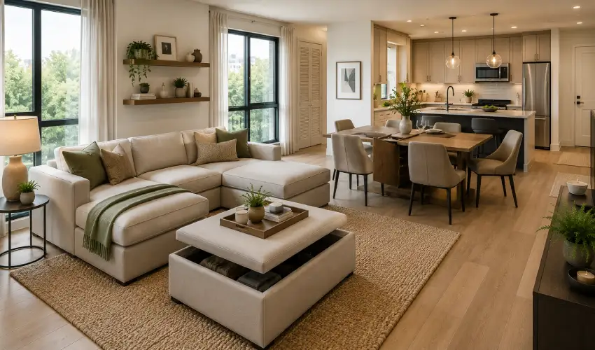 Multifunctional Furniture for Smaller Open Concept Homes