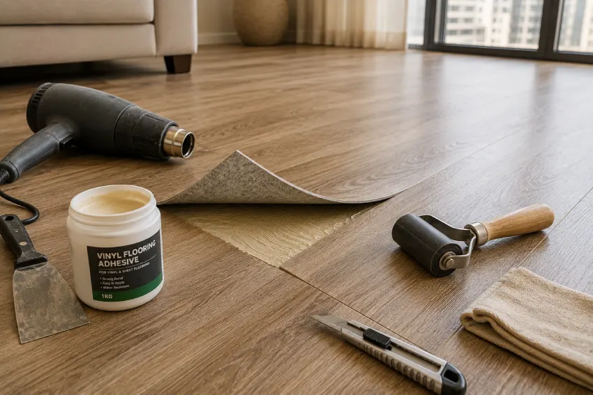 Reglued Vinyl and Sheet Flooring
