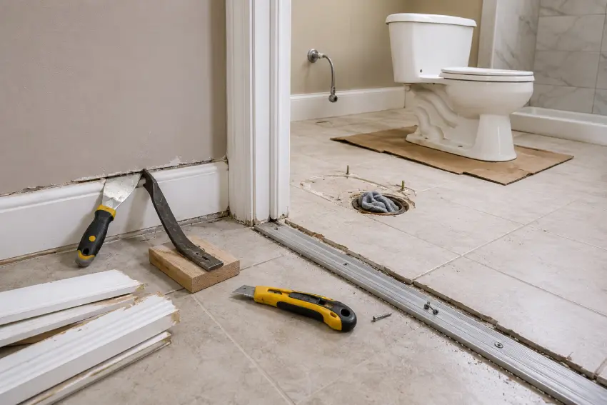 Remove Trim and Edge Sealants