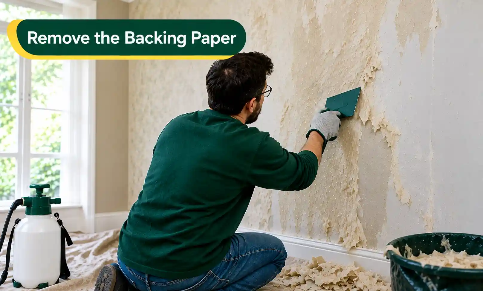 Remove the Backing Paper