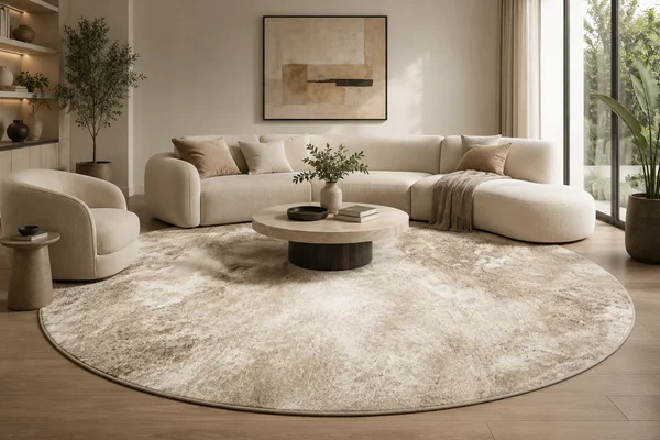Round Carpets Dubai - Buy Custom Carpets Online - 15% OFF