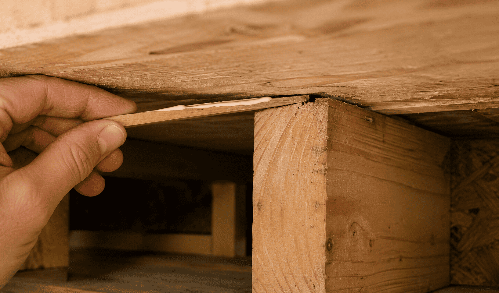Shimming Gaps Between Joist and Subfloor