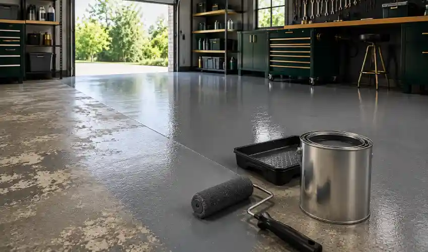 Solvent-Based Enamel Floor Paint