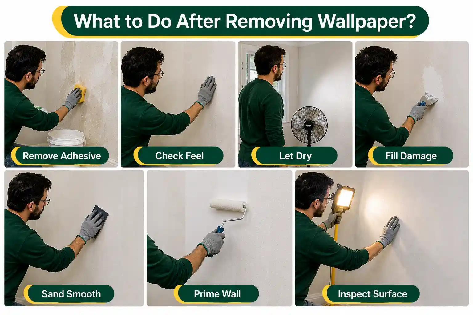 What to Do After Removing Wallpaper