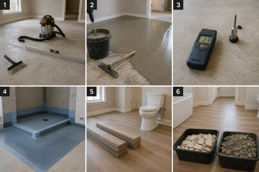 What to Do After Removing the Tile Floor