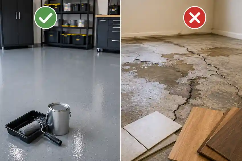 When Paint Beats Replacing Your Floor