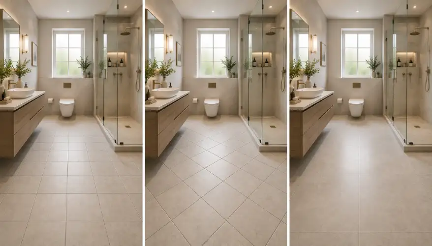 Which Tile Pattern Makes a Room Look Bigger