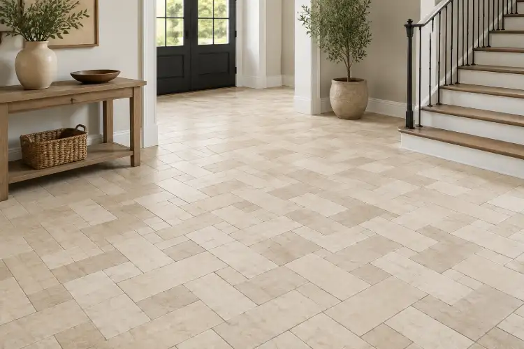 Windmill tile layout
