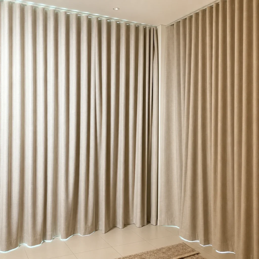 blackout & sheer curtains supply and installation project