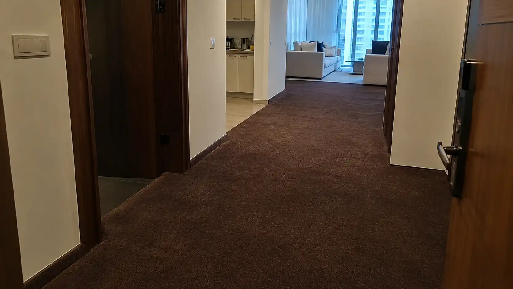 brown carpet