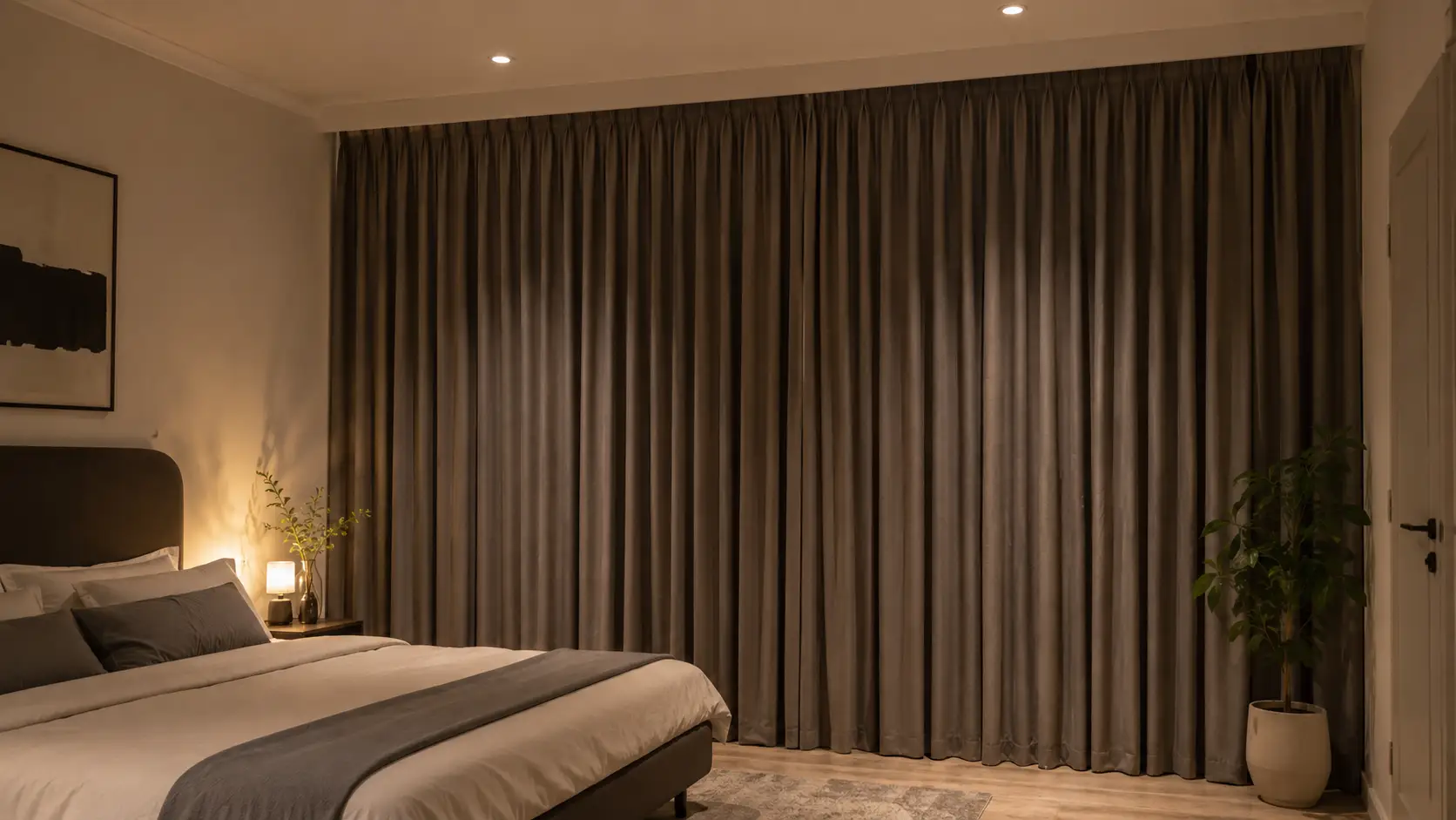 sounproof curtains in bedroom