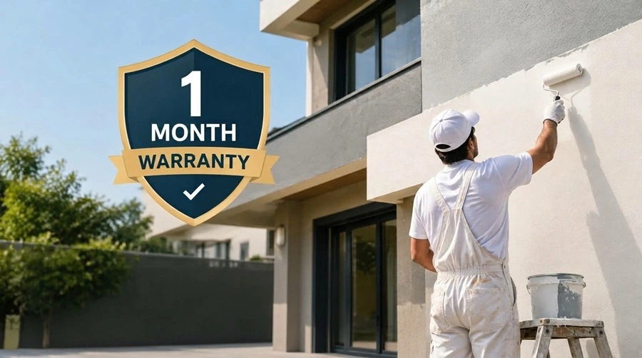 1-Month Warranty for Exterior Painting