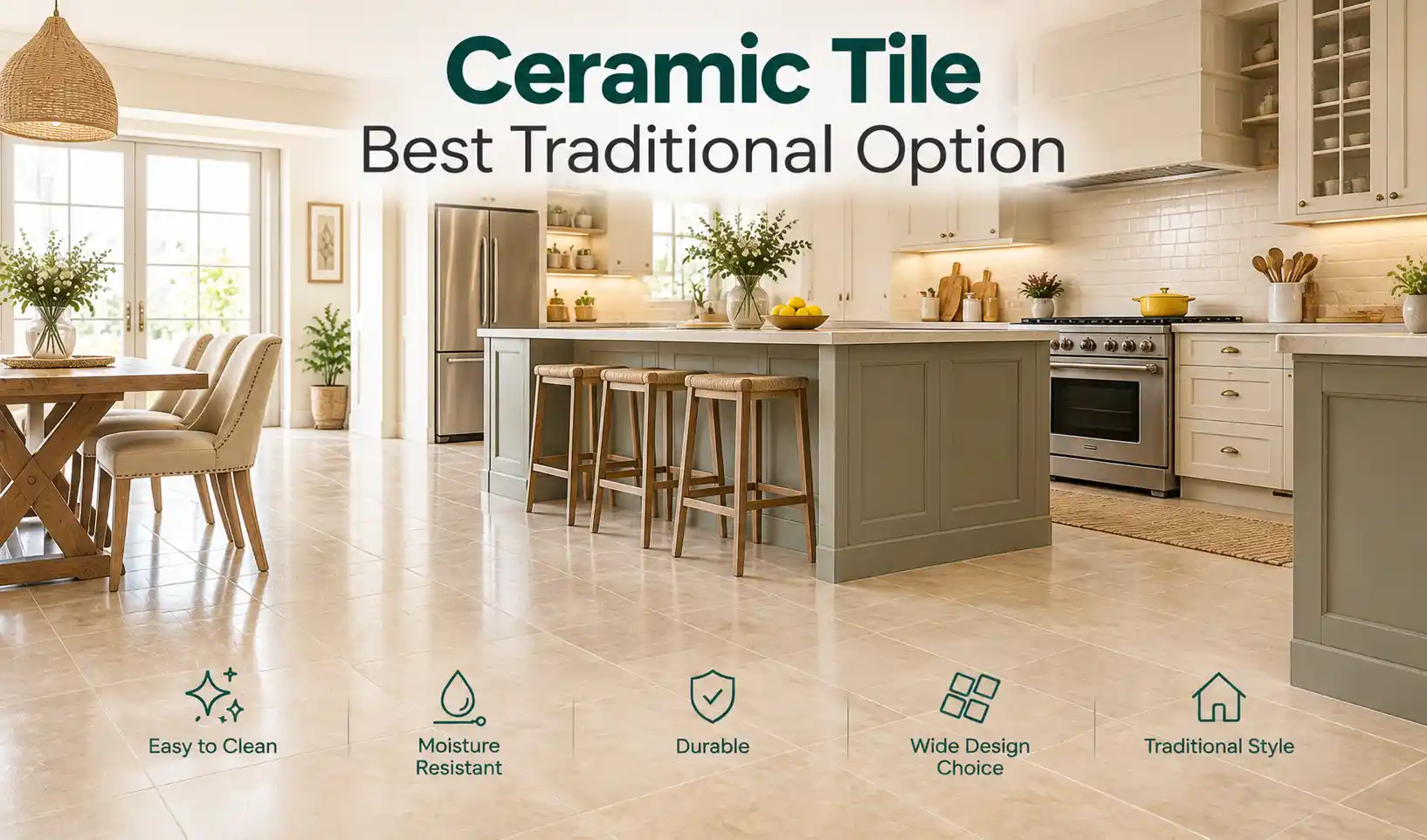 Ceramic Tile - Best Traditional Option