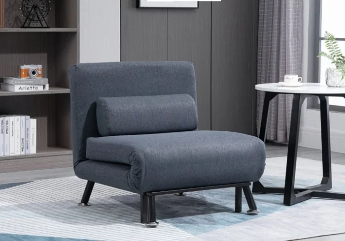 Charcoal Grey Fabric chair upholstery