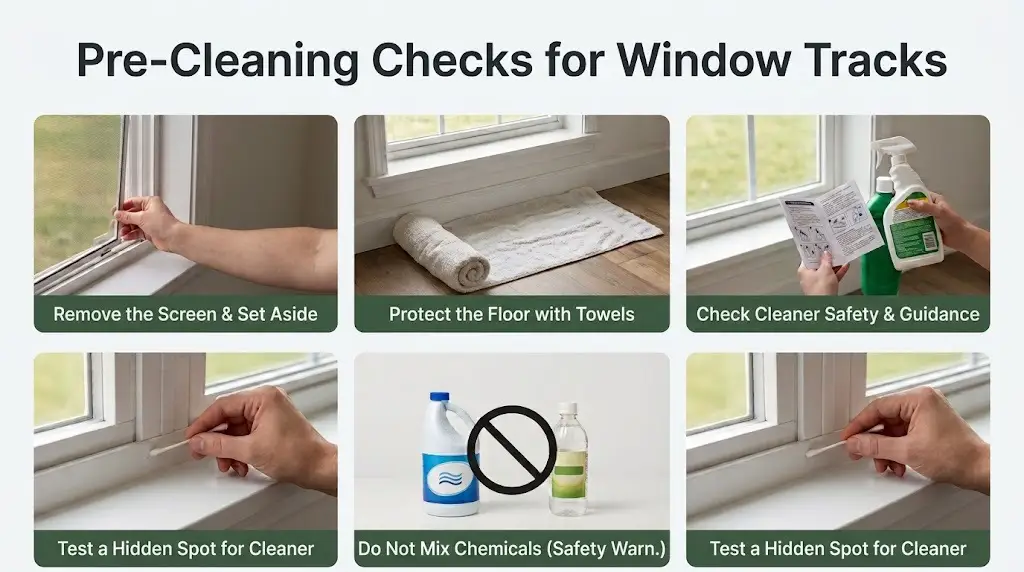 Check These Things Before Cleaning Your Window Tracks