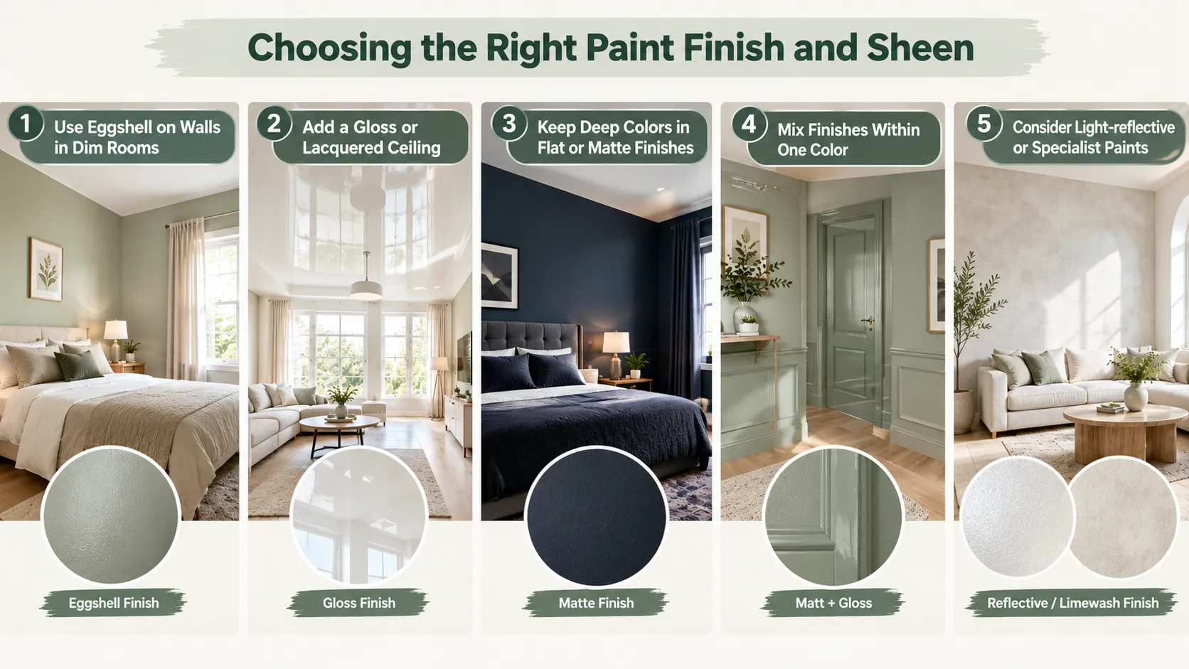 Choosing the Right Paint Finish and Sheen