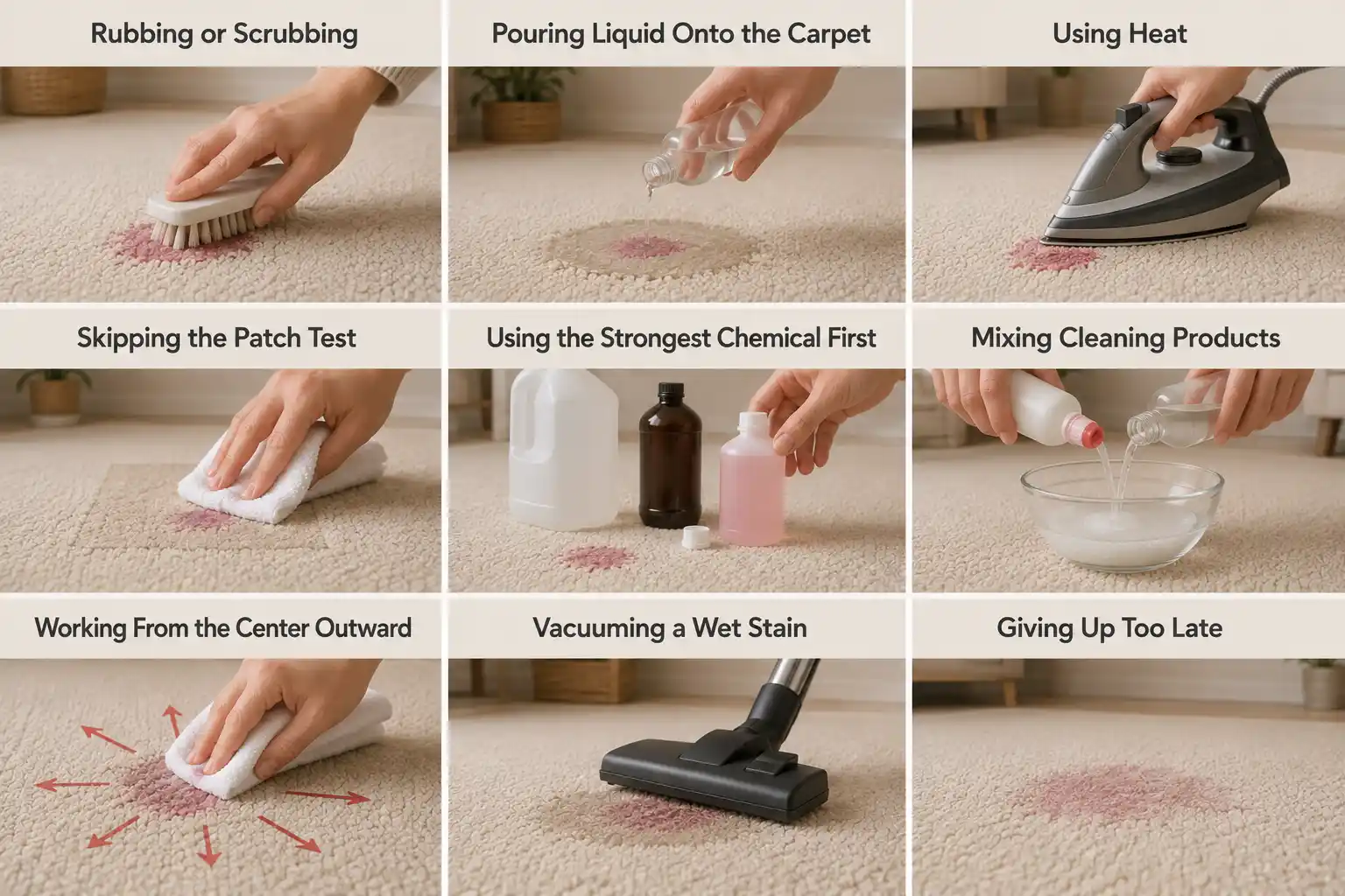 Common Mistakes That You Must Avoid While Removing Nail Polish From Carpet