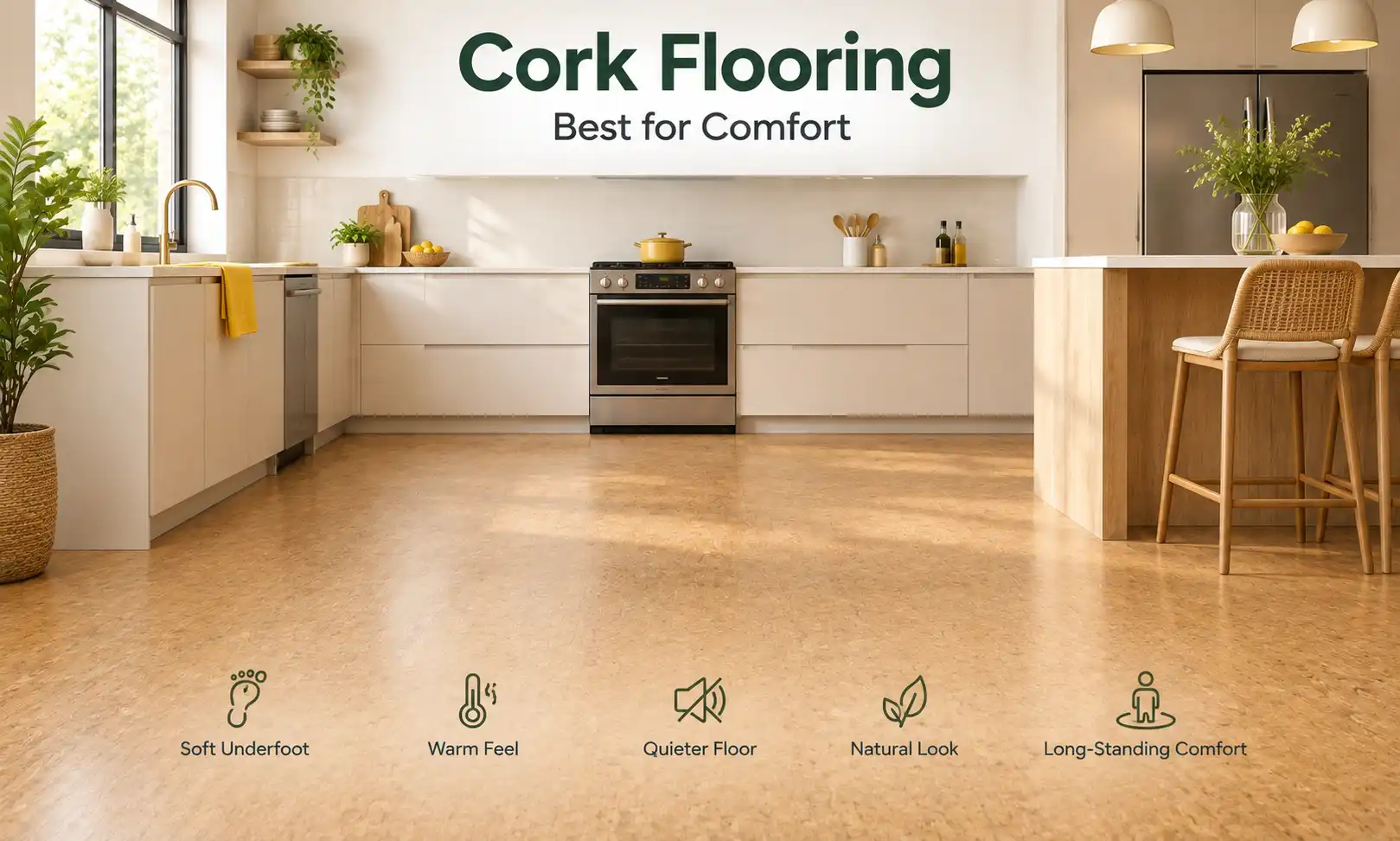 Cork Flooring - Best for Comfort