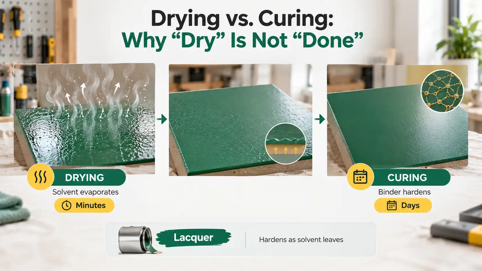 Drying vs. Curing Why Dry Is Not Done