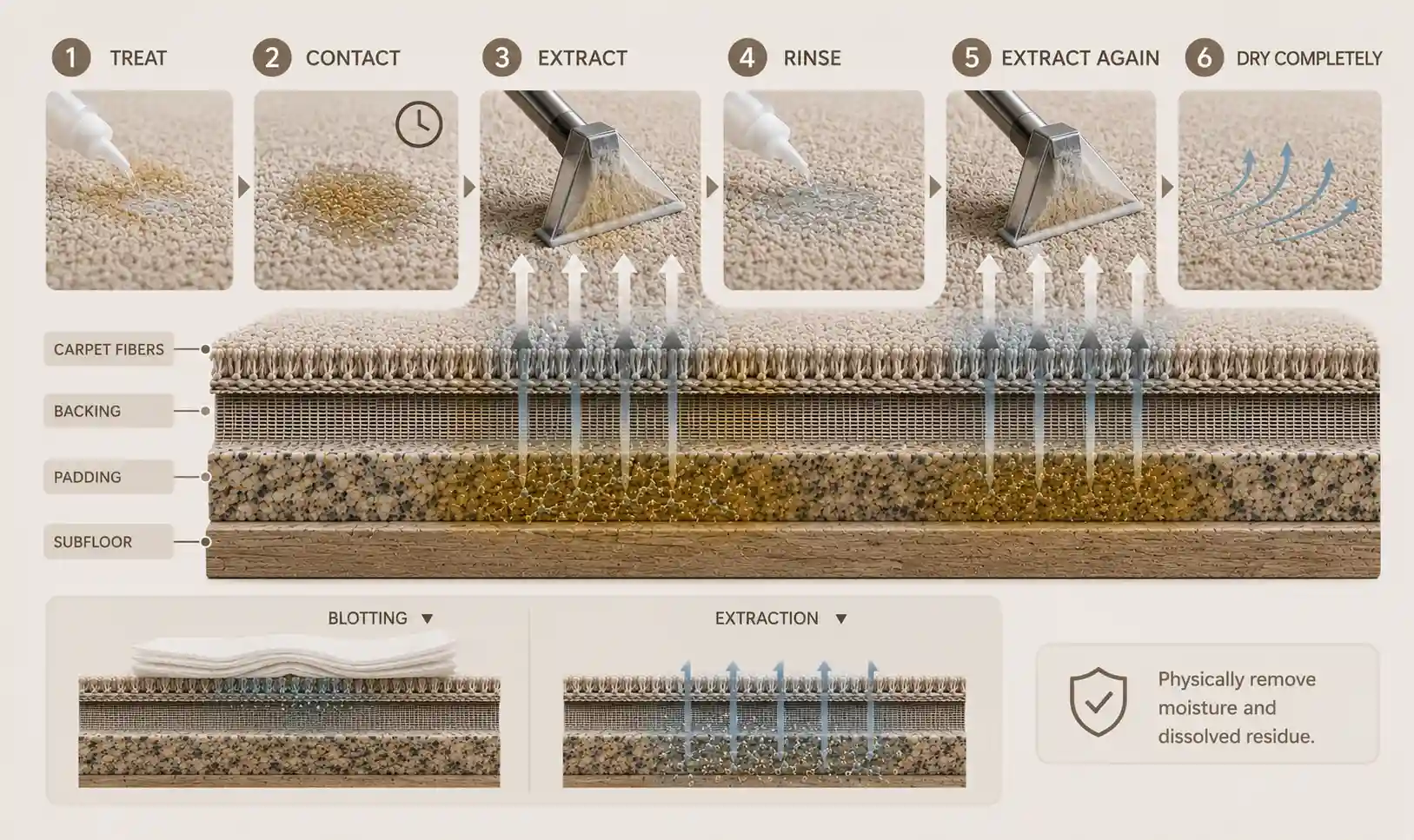 Extract Deeply Soaked Areas With a Wet Vacuum