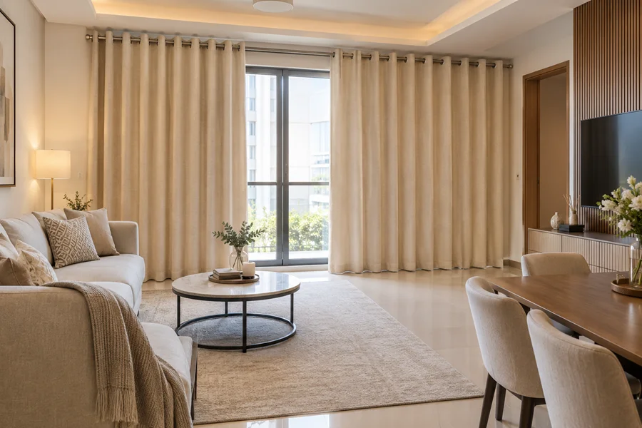 Eyelet Curtains Dubai Modern & Stylish Designs