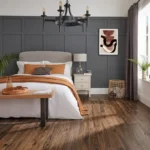 Dark wood-grain plank