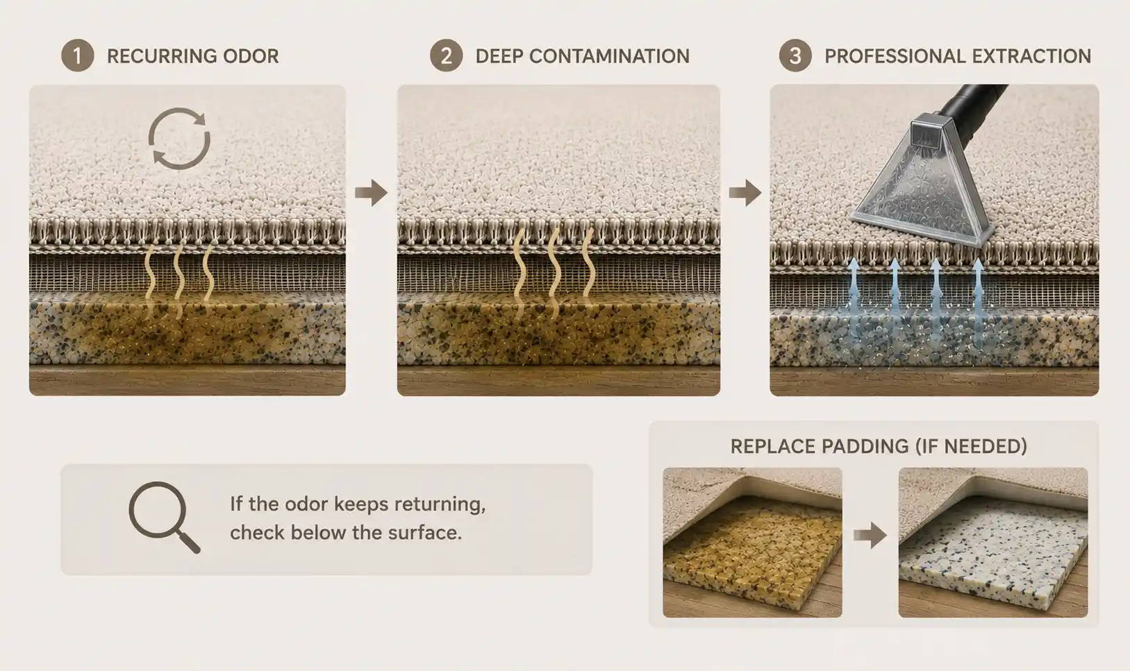Get Professional Carpet Cleaning When the Odor Keeps Coming Back