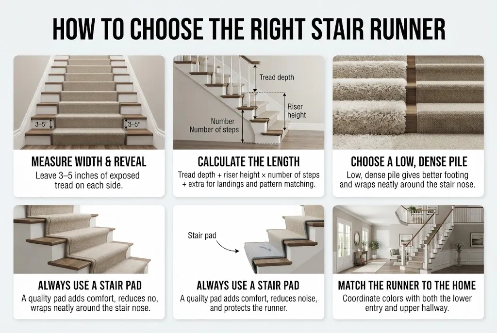 HOW TO CHOOSE THE RIGHT STAIR RUNNER