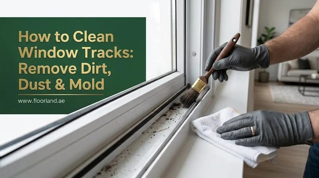How to Clean Window Tracks Remove Dirt, Dust & Mold