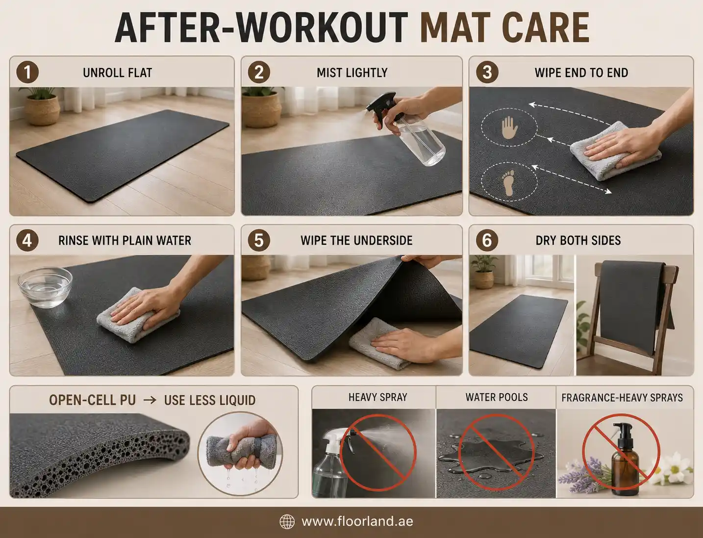 How to Clean a Yoga Mat After Every Workout