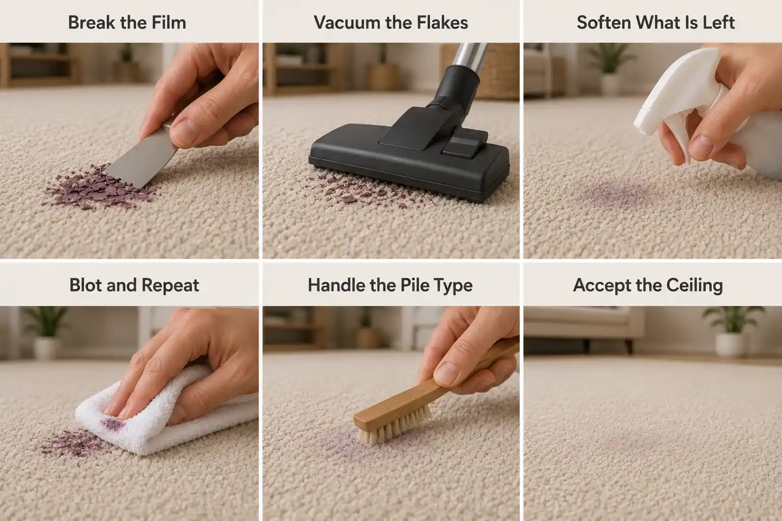 How to Get Dried Nail Polish Out of Carpet