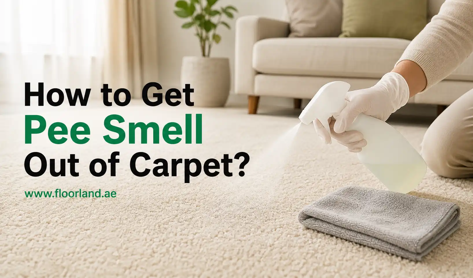 How to Get Pee Smell Out of Carpet