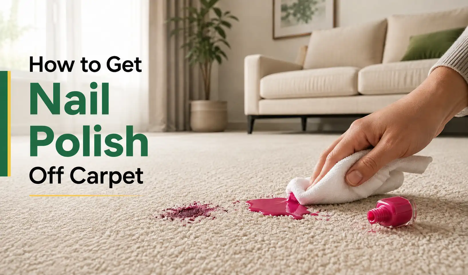 How to Get nail Polish Off Carpet