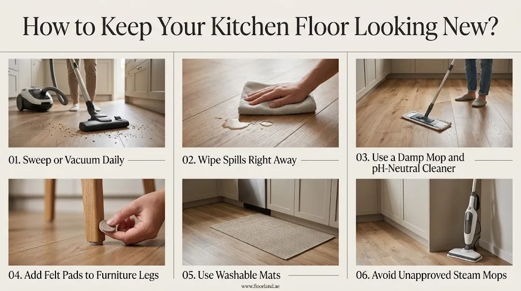 How to Keep Your Kitchen Floor Looking New