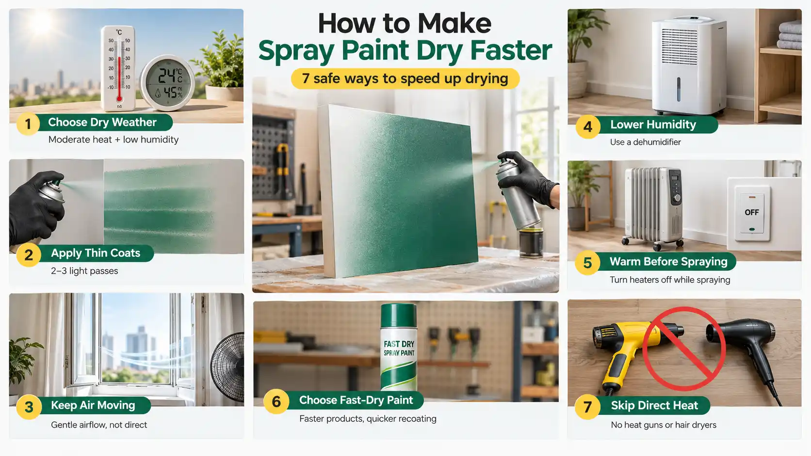 How to Make Spray Paint Dry Faster