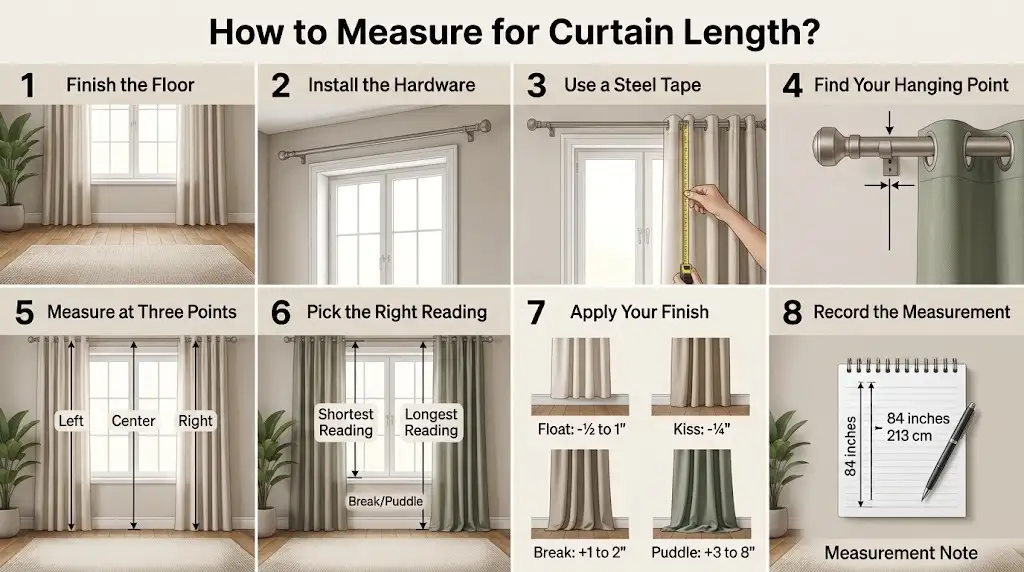 How to Measure for Curtain Length